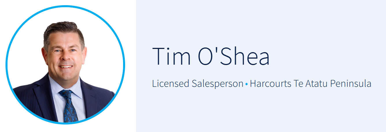 Tim O'Shea Licensed Salesperson Harcourts